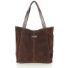 Shopper bag kabelka Marco Mazzini VS108 tmavě hnědá