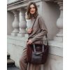 Shopper bag kabelka Marco Mazzini VS1M tmavě hnědá
