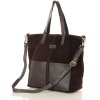 Shopper bag kabelka Marco Mazzini VS123 tmavě hnědá