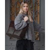 Shopper bag kabelka Marco Mazzini VS123 tmavě hnědá