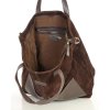 Shopper bag kabelka Marco Mazzini VS123 tmavě hnědá