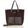 Shopper bag kabelka Marco Mazzini VS123 tmavě hnědá