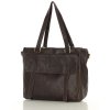 Shopper bag kabelka Marco Mazzini VS124 tmavě hnědá