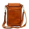 Kožená crossbody kabelka Vintage Style 045 camel