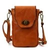 Kožená crossbody kabelka Vintage Style 045 camel