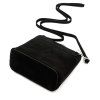 Kožená crossbody kabelka Vera Pelle 1703 černá