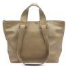 Kožená shopper bag kabelka Luka 25-077 béžová