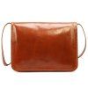 Kožená crossbody kabelka Florencie 108 camel