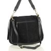 Kožená kabelka Marco Mazzini MS120 černá