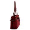 Kabelka z broušené kůže Camilla 10.005 vínová