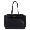 Kožená kufříková kabelka Camilla 10.004 černá