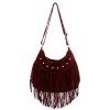 Crossbody kabelka Camilla 10.002 vínová