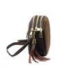 Crossbody kabelka Luka 26-035 tmavě hnědá