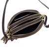 Crossbody kabelka Luka 26-035 tmavě hnědá