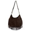 Crossbody kabelka Camilla 10.002 tmavě hnědá