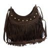 Crossbody kabelka Camilla 10.002 tmavě hnědá