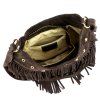 Crossbody kabelka Camilla 10.002 tmavě hnědá