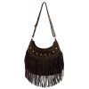 Crossbody kabelka Camilla 10.002 tmavě hnědá