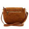 Kožená crossbody kabelka Luka 26-040 camel