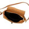 Kožená crossbody kabelka Luka 26-040 camel