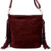 Crossbody kabelka Luka 26-030 vínová