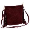 Crossbody kabelka Luka 26-030 vínová