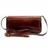 Kožená crossbody kabelka Florence 72 hnědá