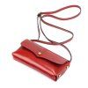 Kožená crossbody kabelka Florence 72 červená