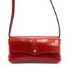 Kožená crossbody kabelka Florence 72 červená