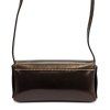 Kožená crossbody kabelka Florence 72 tmavě hnědá