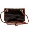 Crossbody kabelka Florence 71 tmavě hnědá