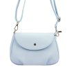 Kožená crossbody kabelka Luka 26-109 světle modrá