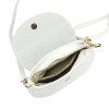 Kožená crossbody kabelka Luka 26-109 bílá