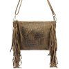 Kožená crossbody kabelka 26-015 COCO taupe