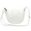 Kožená crossbody kabelka Luka 25-049 DL bílá