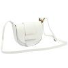Kožená crossbody kabelka Luka 25-049 DL bílá