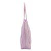 Kožená shopper bag kabelka Luka 26-084 šeříková