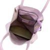 Kožená shopper bag kabelka Luka 26-084 šeříková