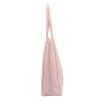 Kožená shopper bag kabelka Luka 26-084 pudrová