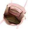 Kožená shopper bag kabelka Luka 26-084 pudrová