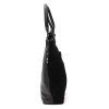Kožená shopper bag kabelka Luka 26-066 černá
