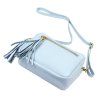 Kožená crossbody kabelka Luka 20-030 GL světle modrá