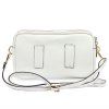 Kožená crossbody kabelka Luka 26-088 DL bílá