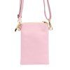 Kožená crossbody kabelka Luka 20-070 růžová