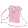 Kožená crossbody kabelka Luka 20-070 růžová