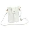 Kožená crossbody kabelka Luka 26-101 DL bílá
