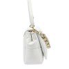 Kožená crossbody kabelka Camilla 10.0011 bílá