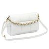 Kožená crossbody kabelka Camilla 10.0011 bílá