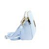 Kožená crossbody kabelka Luka 24-066 světle modrá
