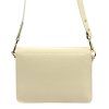Kožená crossbody kabelka  26-100 D béžová